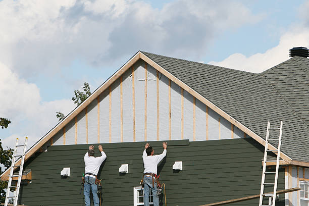 Professional Siding Replacement technician working in Glassport, PA